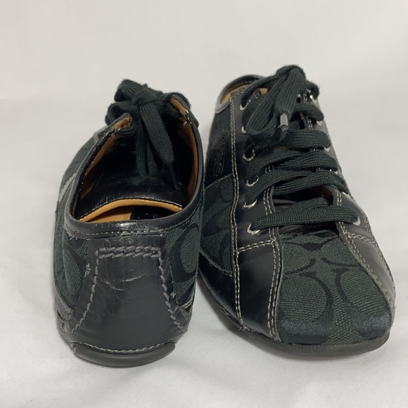 Coach Black Logo Sneakers - Picture 2 of 6